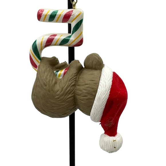 Hallmark Keepsake Ornament Childs Fifth Christmas 1993 Teddy Bear Age Collection - Picture 4 of 8